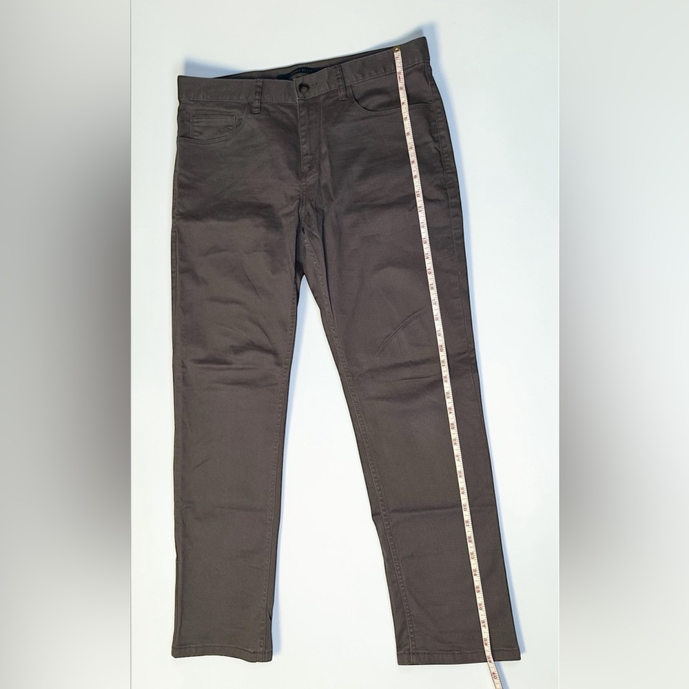 Men’s Gray Perry Ellis Trousers 98% Cotton 33x30